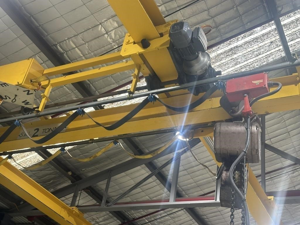 2 Tonne Overhead Travelling Runway Hoist