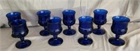 Lot of vintage Cobalt Blue Stems