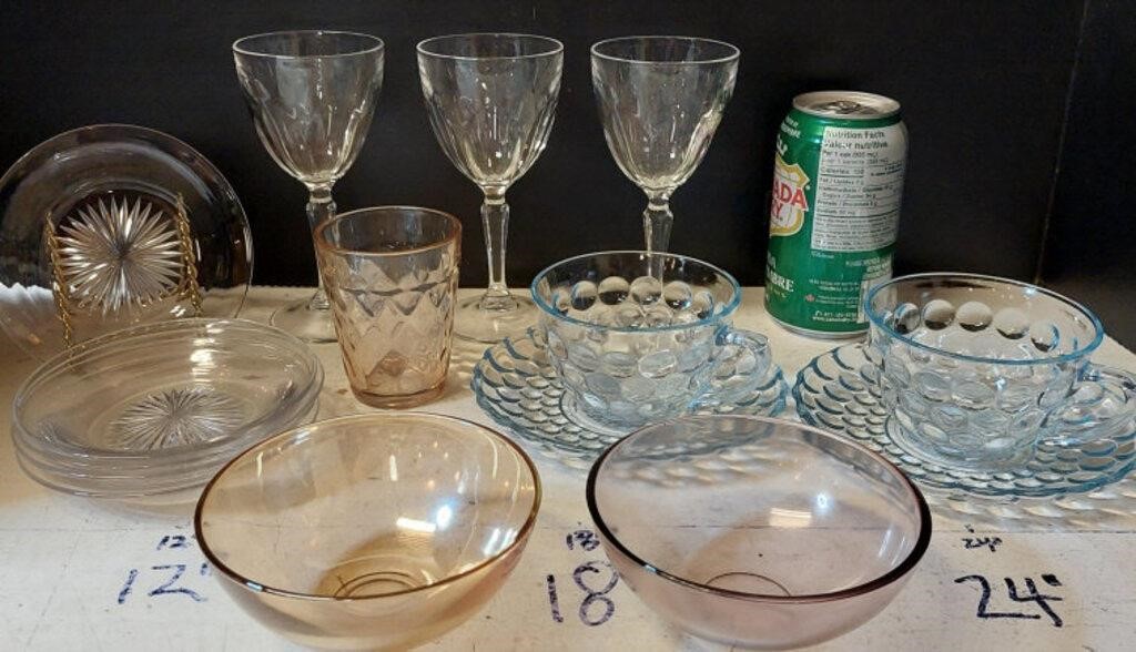 Assorted Glassware