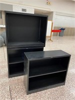 3pcs- 34" HON metal shelving units