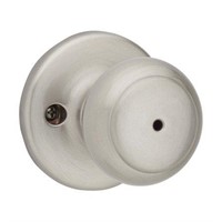 Kwikset Cove Satin Nickel Door Knob with Lock