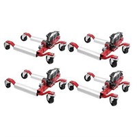 *4 Pack Hydraulic Car Wheel Dolly 1500LBS Rollers