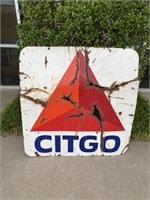 Citgo Porcelain Metal Sign - 45.5 X 46.5"