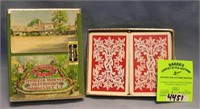 Two decks of vintage playing cards