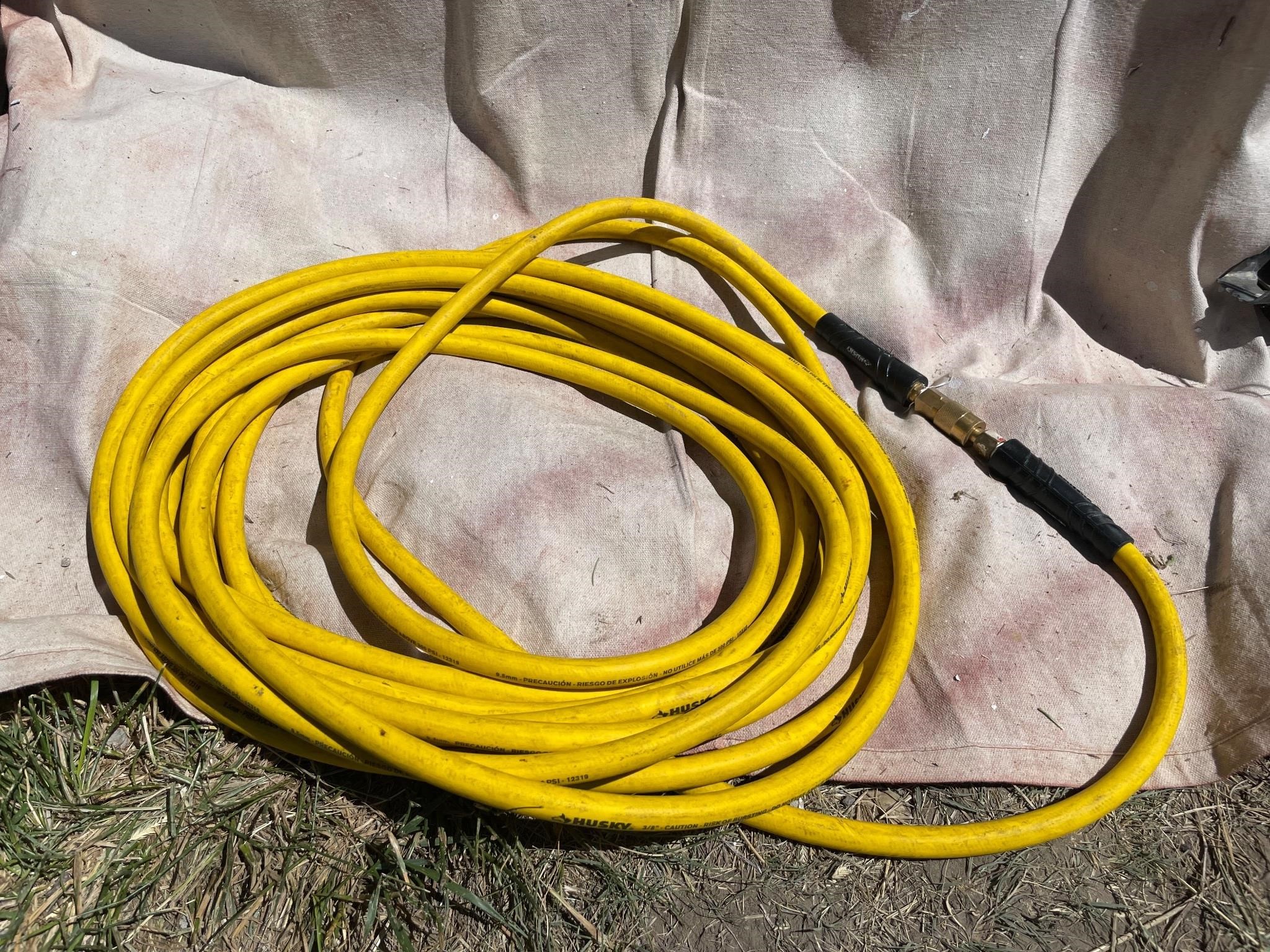 Yellow Soft Air Hose - 50 Ft. Non Marking