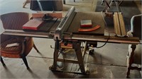 Craftsman Table Saw on stand