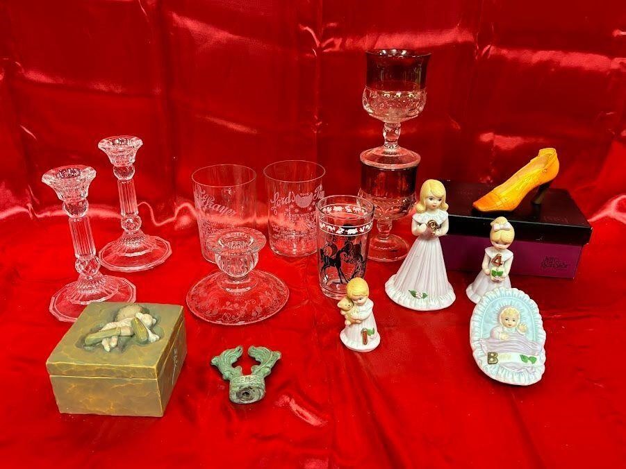 Vintage glassware lot