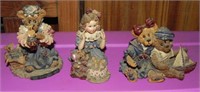 Pair Boyds Bears and Friend Figurines