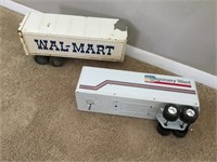 Vtg Wal Mart & Montgomery Ward Trucking Trailers