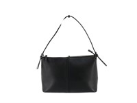 Burberry Black Leather Designer Shoulder Bag