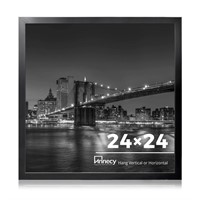 Annecy 24x24 Picture Frame Black1 Pack, 24 x 24