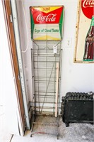 Vintage Metal Coca-Cola Store Display Rack With