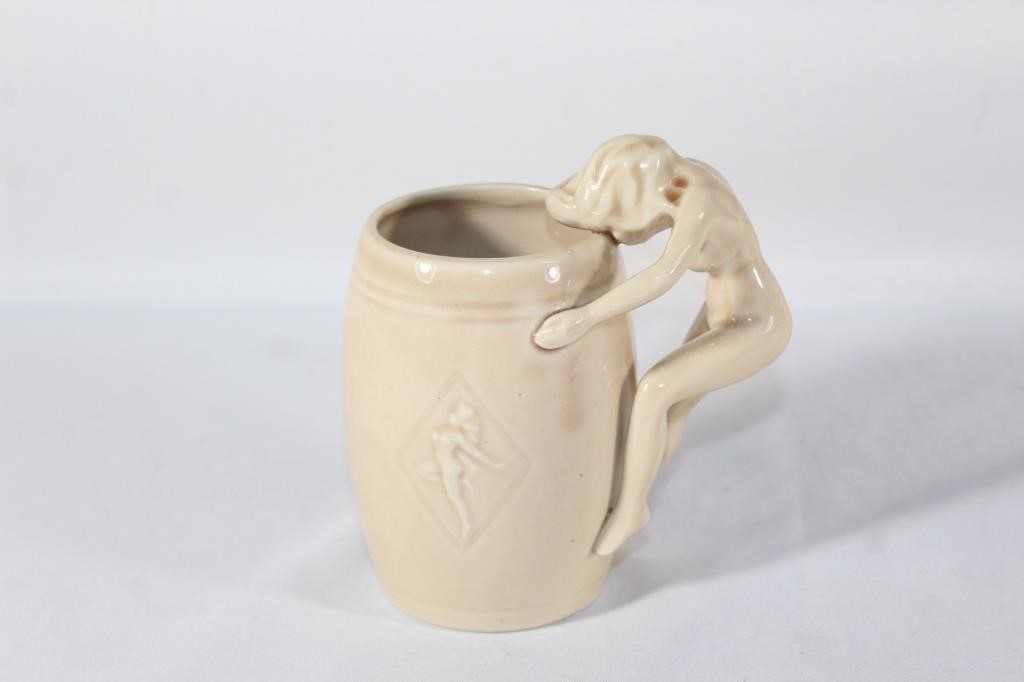 Vintage Japan Naked Lady Ceramic Mug