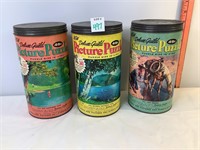 Vintage Picture Puzzles in Tins
