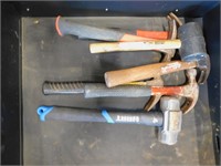 5 CLAW HAMMERS, 4 LB BEATER