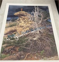 Unframed Bev Dolittle prayer for the wild things