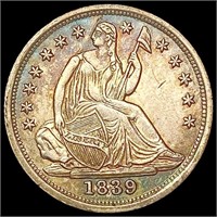 1839 Seated Liberty Half Dime UNCIRCULATED