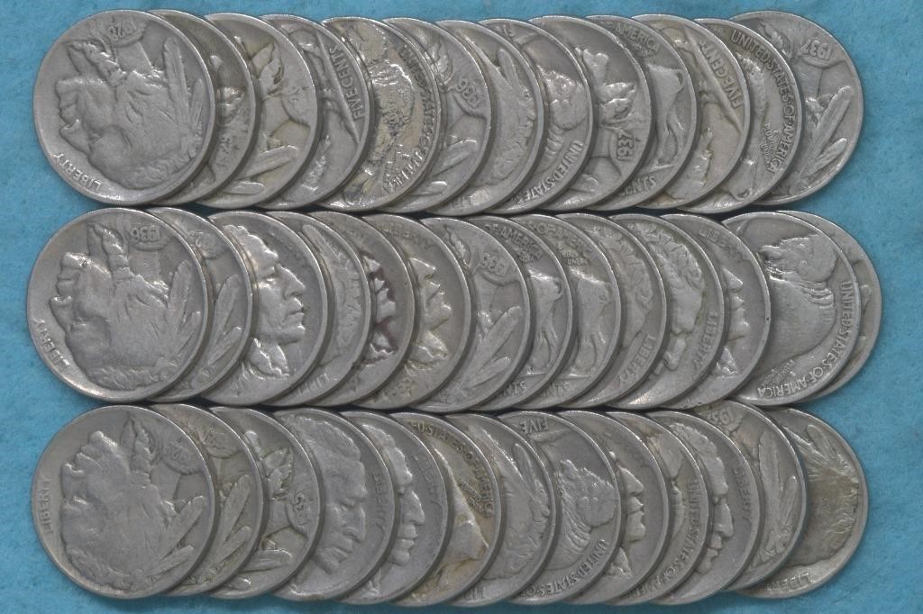 Roll of Buffalo Nickels