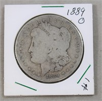 1889 O Morgan Silver Dollar