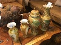 (4) Oriental Vases