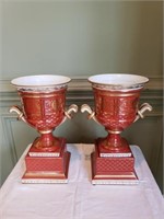 Pair of Chelsea House Urns and Lifts
