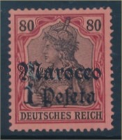 GERMANY OFFICES MOROCCO #28 MINT VF NH