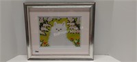 MAUD LEWIS PRINT "WHITE CAT"