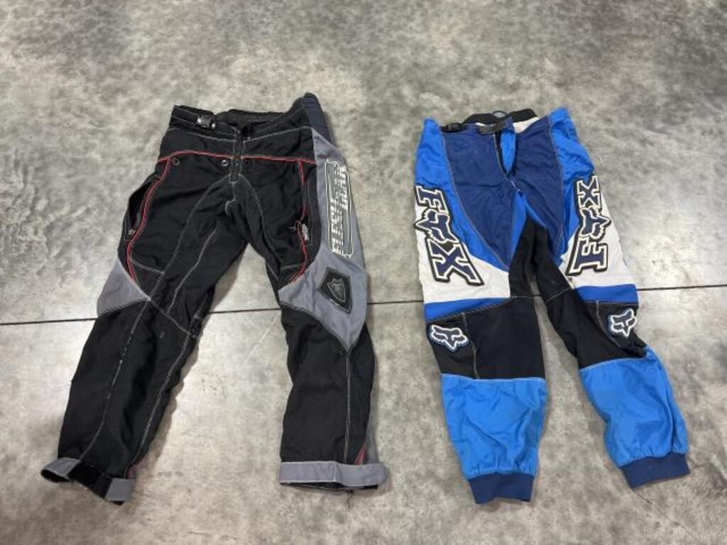 2 Pr Motorcross Pants, Size Unknown