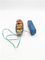 Marx Remote Control Seascape Toy Tin Boat