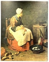 Jean-Baptiste-Simeon Chardin "The kitchen Maid"