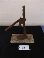 Bottle Capper on Wood Stand