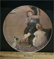NORMAN ROCKWELL COLLECTOR PLATE-THE CONCERT