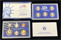 2004 US Mint Proof Set in Box with COA