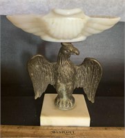 PEDESTAL CANDY DISH-BRASS EAGLE