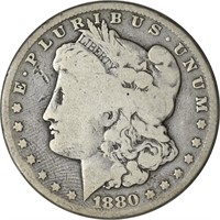 1880-CC MORGAN DOLLAR - G/VG