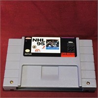 NHL 95 SNES Game Cartridge