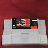 Mortal Kombat SNES Game Cartridge