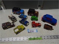 Tootsietoys vehicles and 1 other plastic vehicle