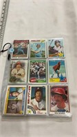 Mike Schmidt cards 8 sheets