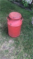 Red milk can