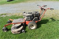 DR All-Terrain mower, 42" finish deck and brush cu