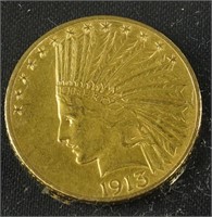 $10 INDIAN HEAD GOLD COIN