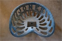 Jones Cast iron Tractor Seat