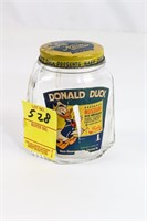 Donald Duck Nash Mustard Jar Bank