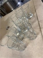 Set of juice glasses (10)