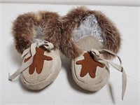 Handmade Native American Baby Booties
