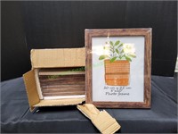 (7) Wood 8"x10" Picture Frames