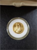 GOLD COIN IN CASE