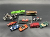 Matchbox Size Cars, Motorcycles, Trolleys, etc