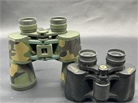 (2) Binoculars, 1 is Camo